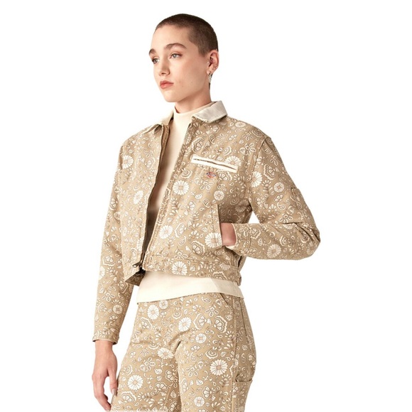 Dickies Ellis Jacket, float on canvas light base, women’s M, NWT - Picture 2 of 8